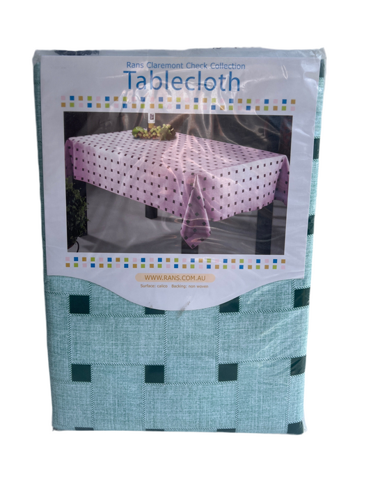 Claremont check collection tablecloth _ 150cm x 230cm - Green