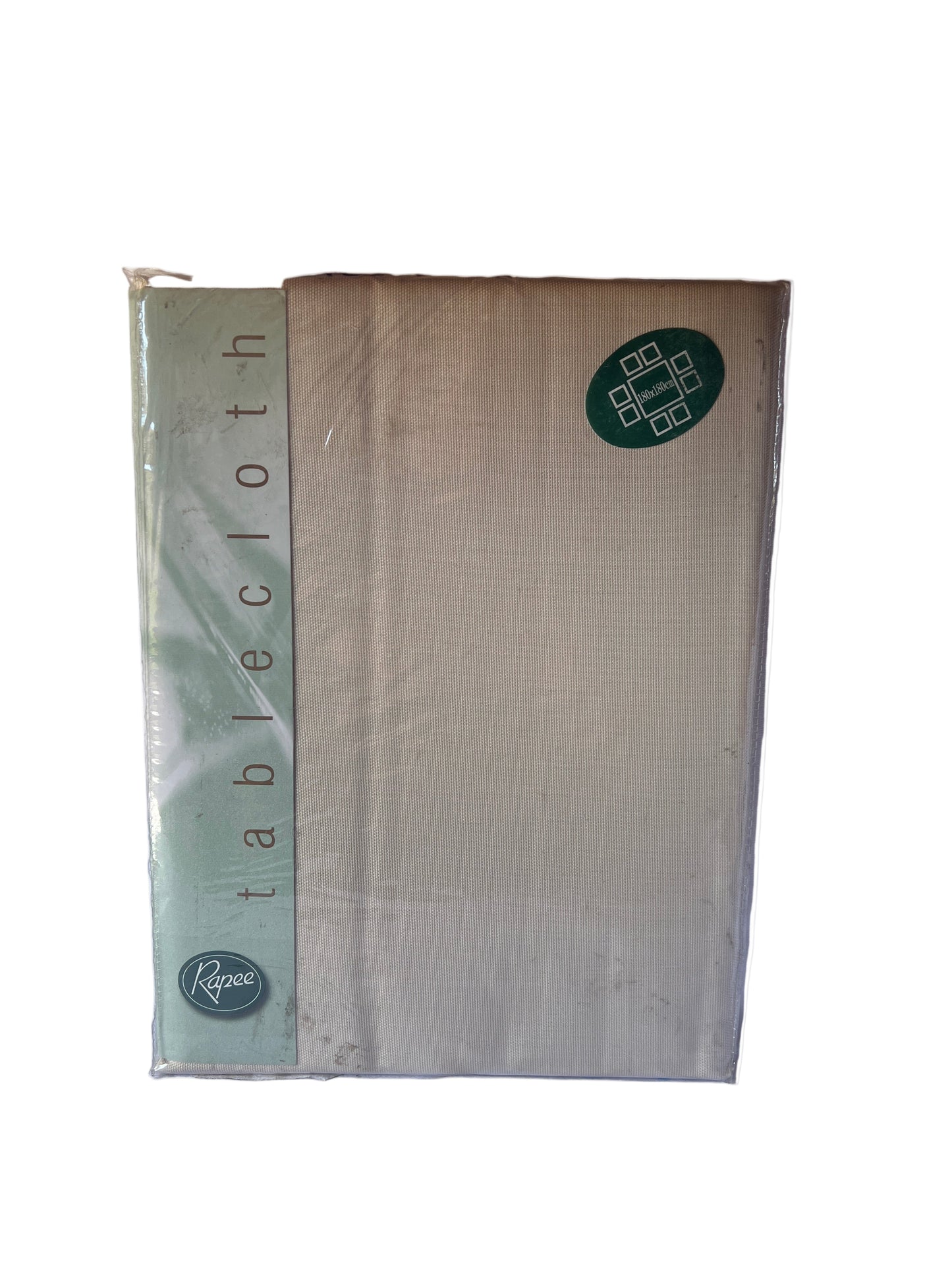 Rapee - Eden Tablecloth Putty - 180cm x 180cm