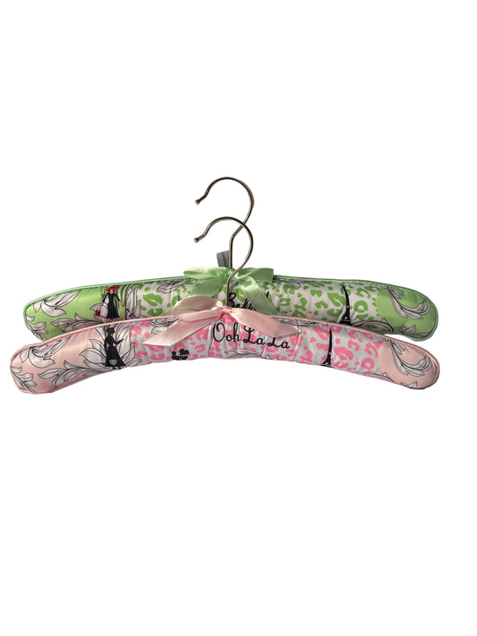 Coat Hangers - Set 2 Padded - Paris Print