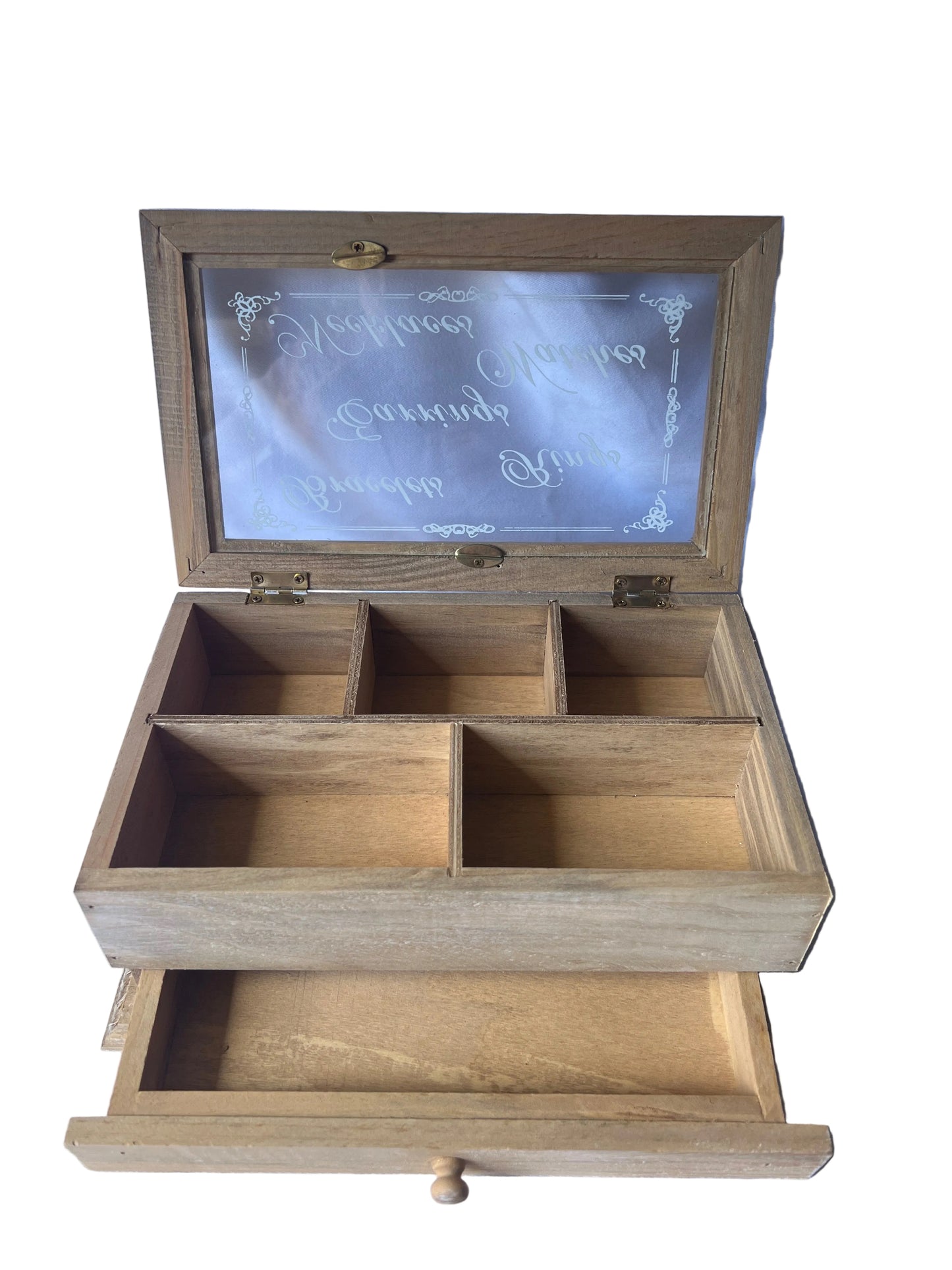 Jewellery Box Natural Timber.