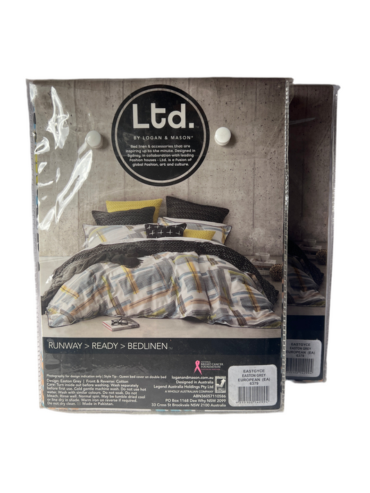 Logan & Mason LTD - King - Easton Grey Quilt package