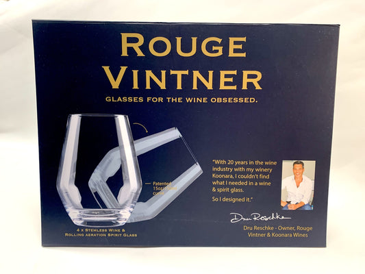 Rouge Vinter Glasses - 4 Stemless Wine image 0