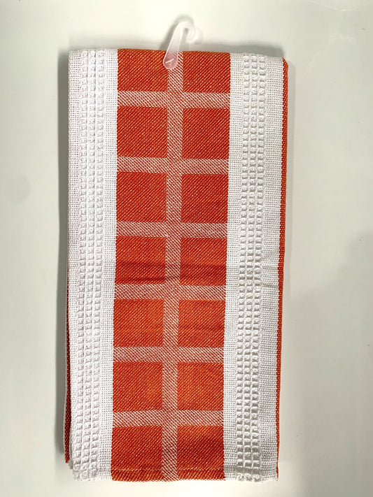 Lintex T Towel Checkers - Orange image 0
