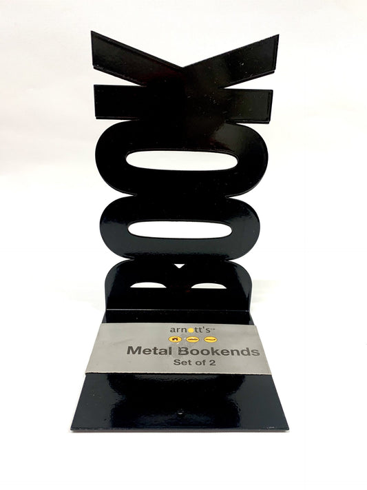 Metal Bookends Book - Black image 0