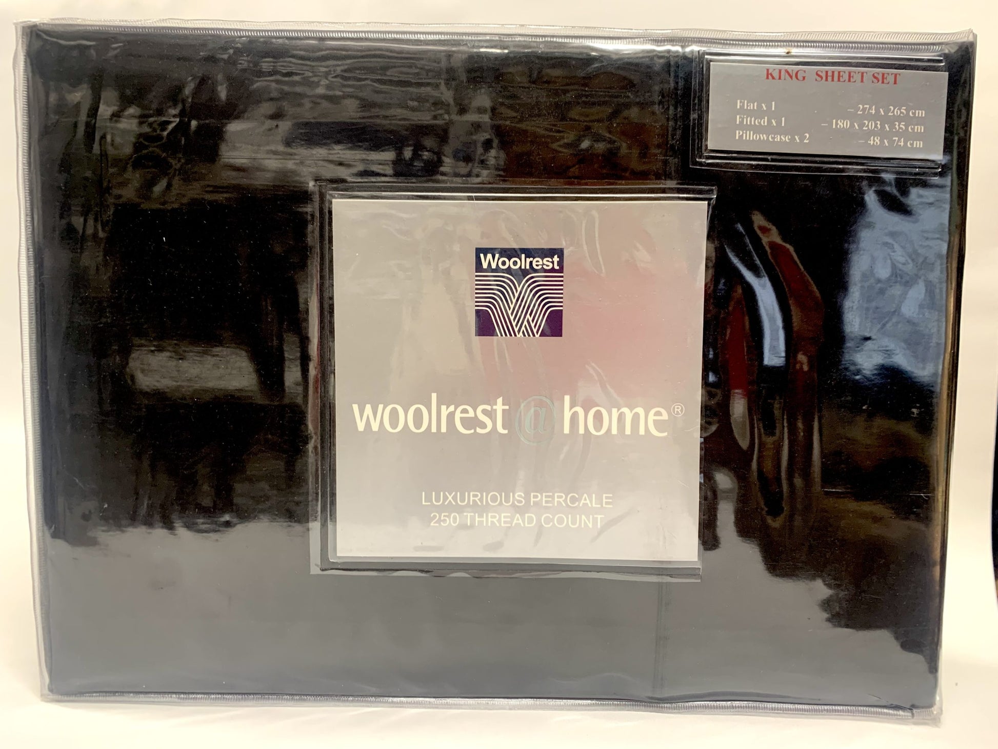 Woolrest Home - King Sheet Set - Black image 0