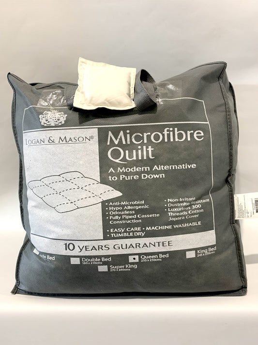 Logan & Mason Microfibre Quilt - Queen image 0