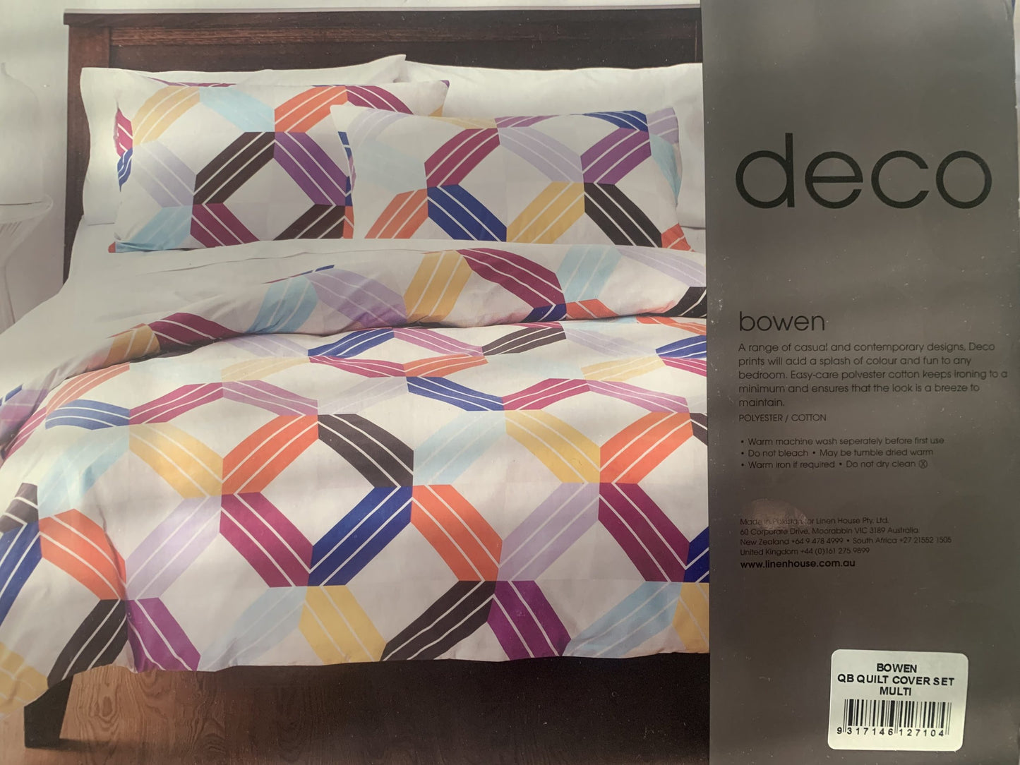 Deco Queen Quilt Set - Bowen Multi image 0