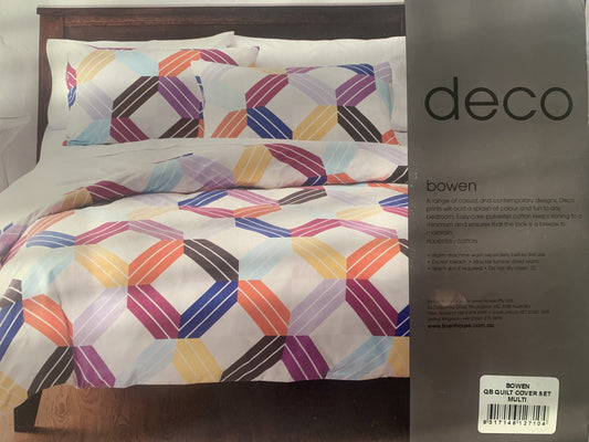Deco Queen Quilt Set - Bowen Multi image 0