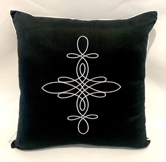Black and White Accent Cushion 45 x 45cm image 0