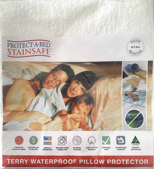 Protect A Bed - Stainsafe  Terry Waterproof Pillow Protector image 0