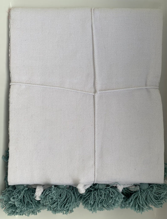 Bambury - Cotton Throw Teal image 1