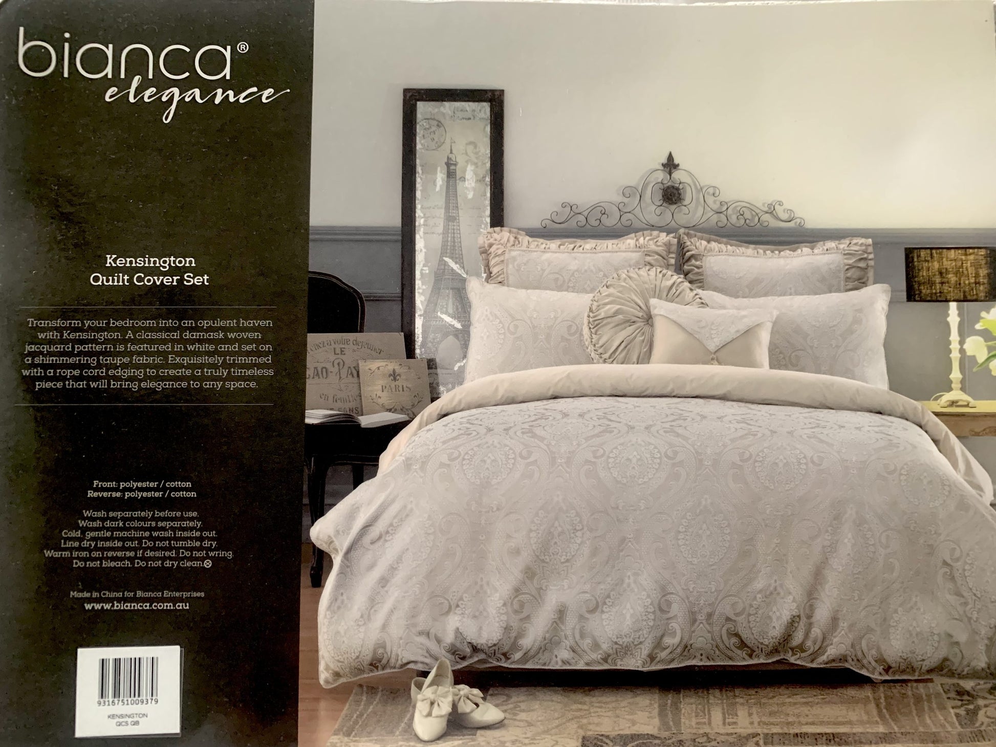 Bianca Elegance Queen Quilt Set - Kensington image 0