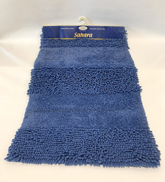 Sahara Bath Matt 50 x 80cm Blue image 0