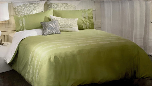 Bianca King Quilt Set - Mornington - Pistachio image 0