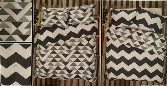 Ador King Quilt Set Felix -Charcoal image 0