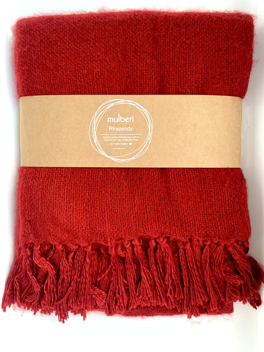 Mulberi Throw - Rhapsody Red image 0