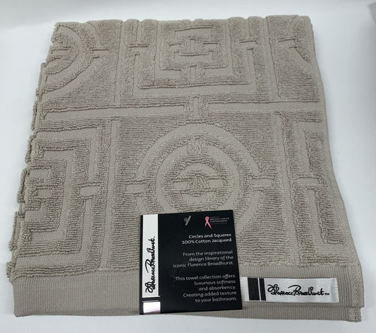 Florence Broadhurst - Circle & Squares Hand Towel - Pebble image 0