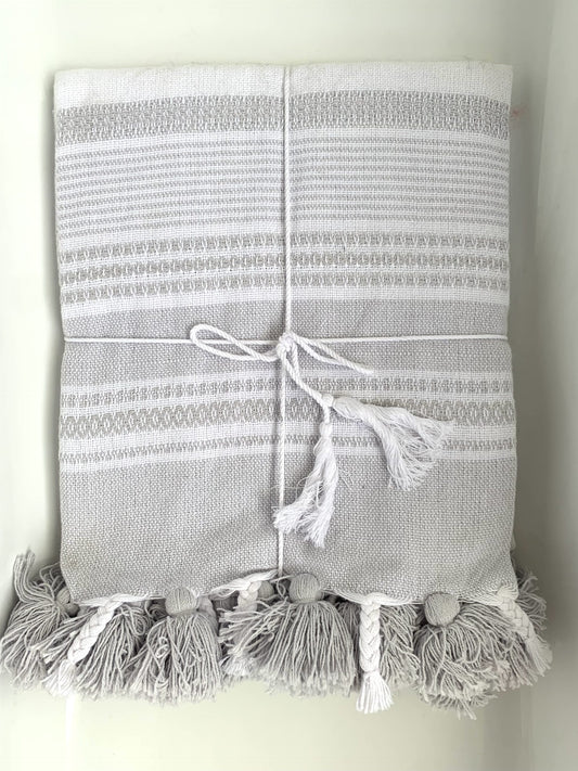 Bambury - Cotton Throw Silver image 0