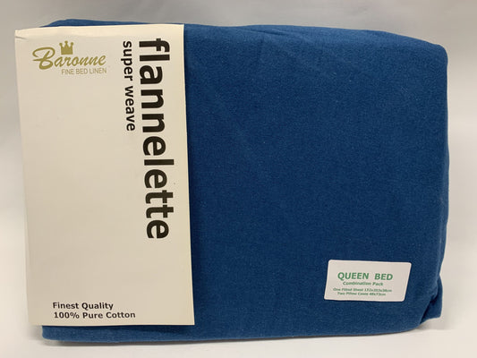 Baronne - Queen Flannelette Combination Pack - image 0