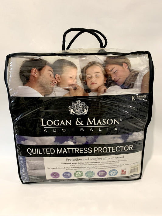 Logan & Mason - Quilted Mattress Protector - King image 0