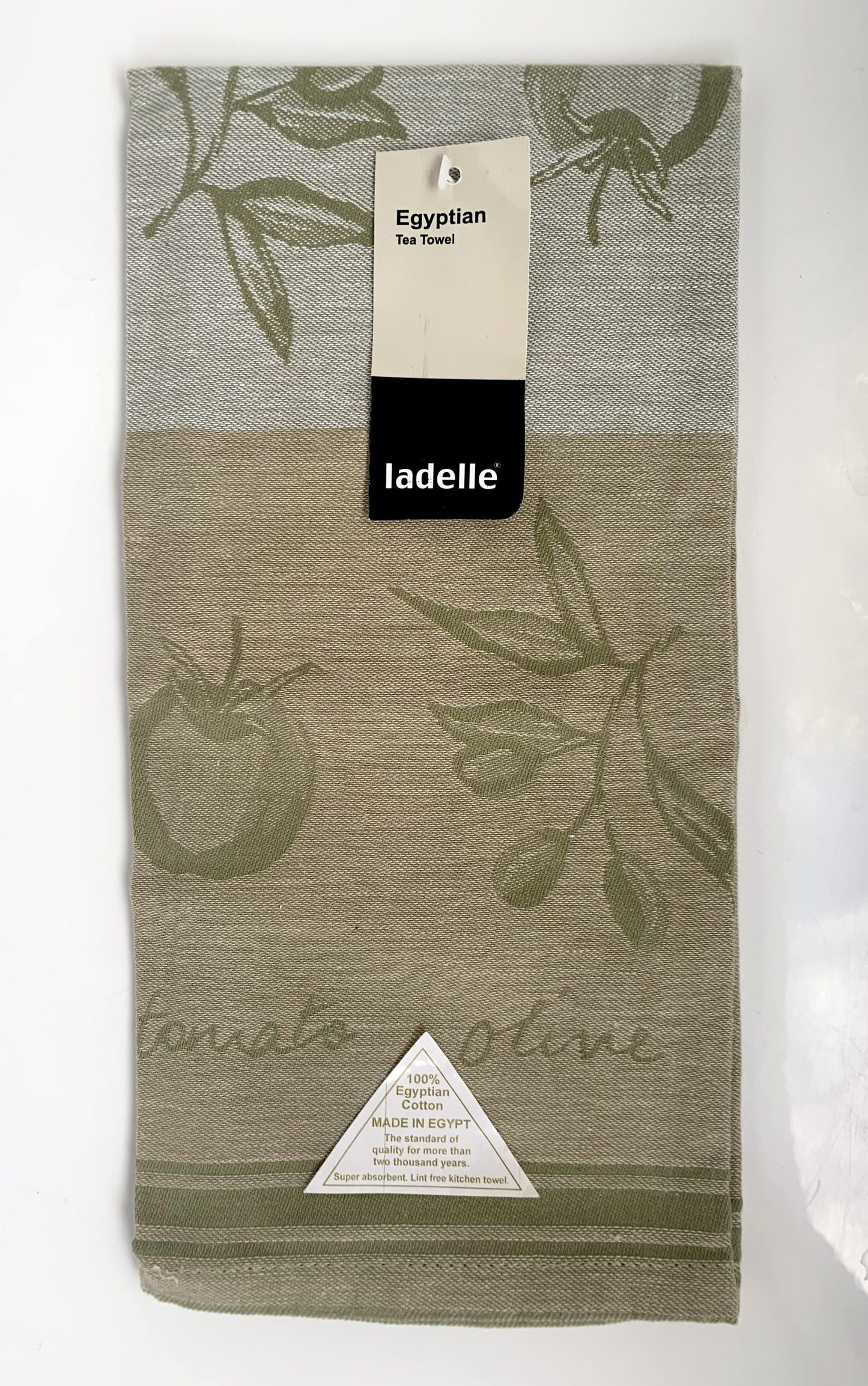 T Towel Ladelle - Egyptian Cotton - Garlic Basil Sage image 0