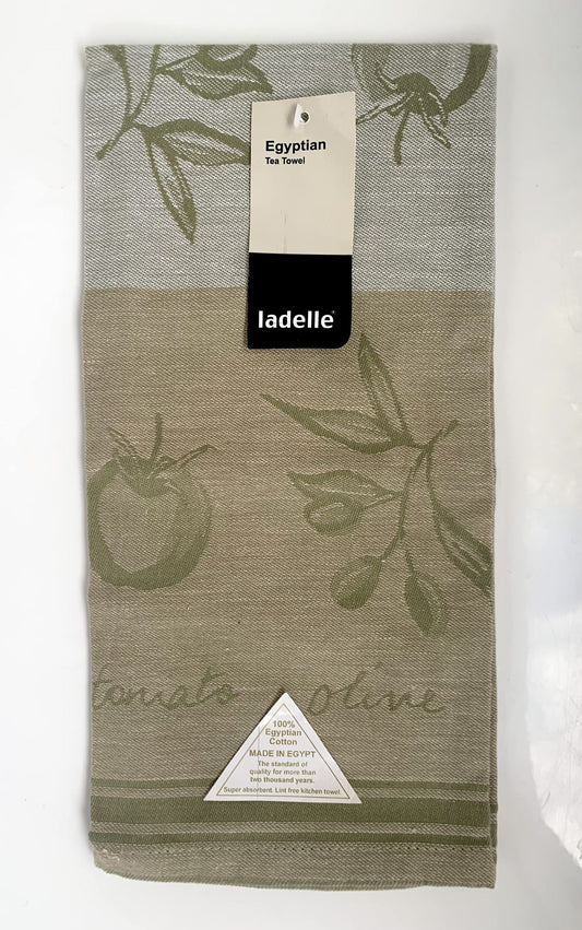 T Towel Ladelle - Egyptian Cotton - Garlic Basil Sage image 0