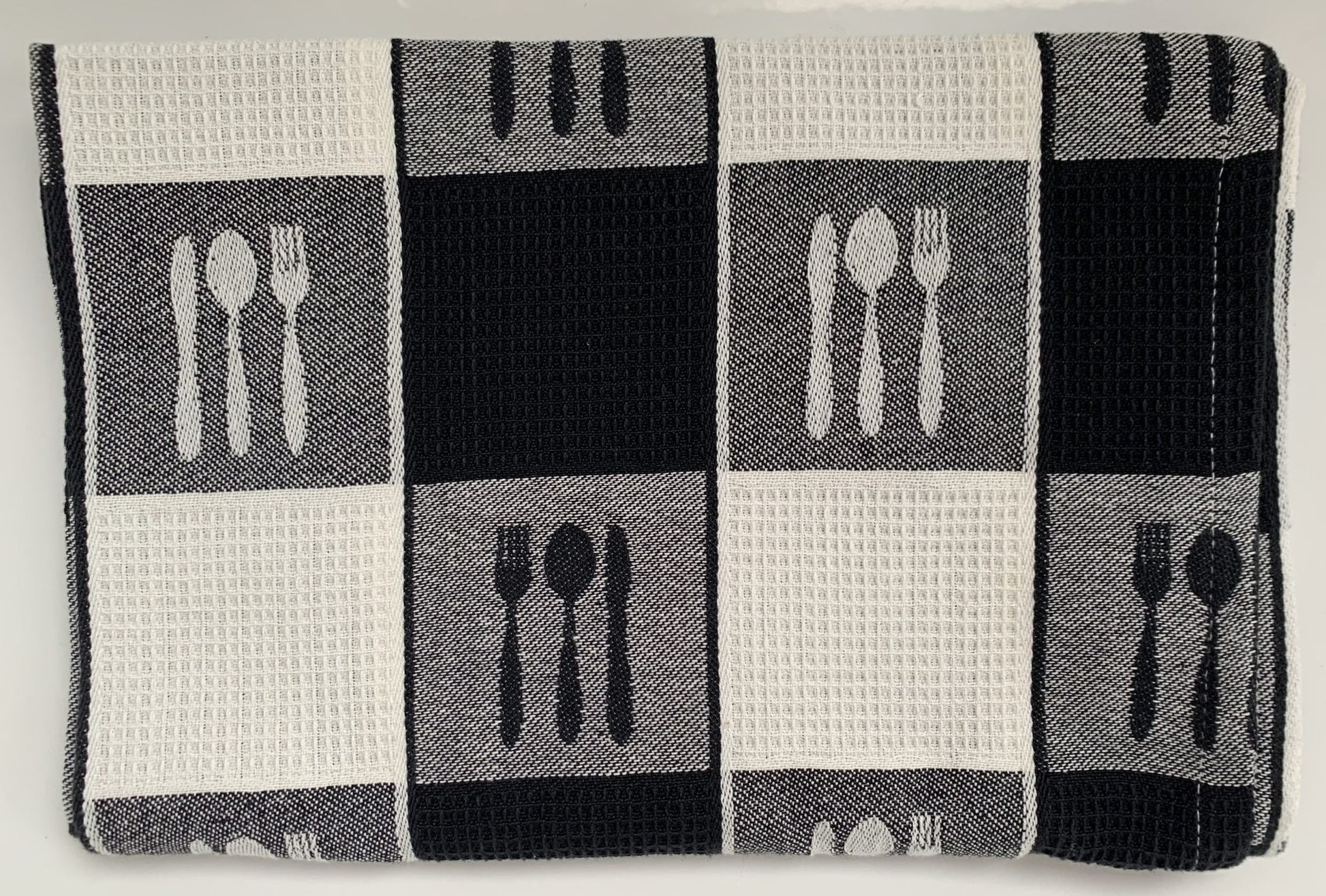 T /Towel - Knife Spoon Black image 1