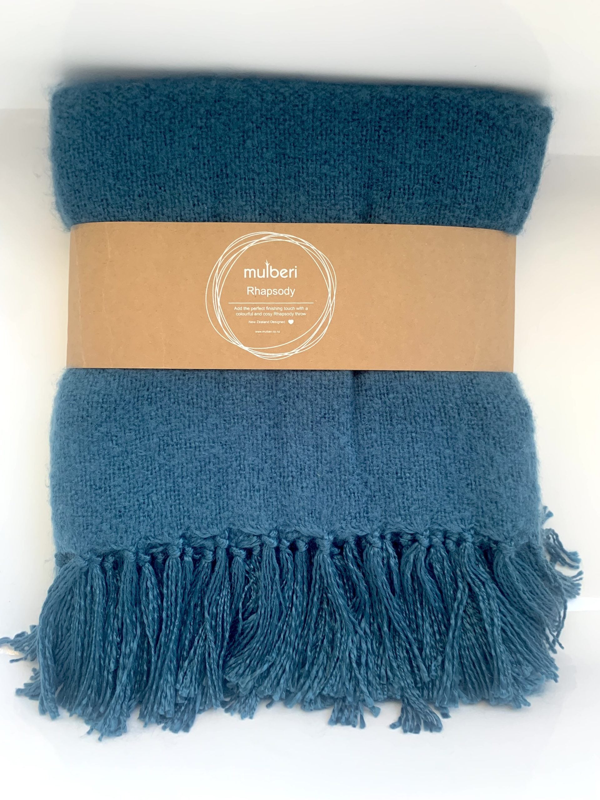 Mulberi Throw - Rhapsody Dusky Teal image 0
