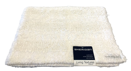 Sheridan - Living Textures Bath Rug 53 x 86cm - White