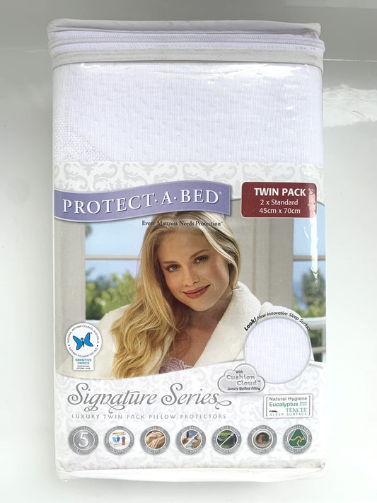 Protect A Bed - Signature Series Pillow Protectors - Twin Pack image 0