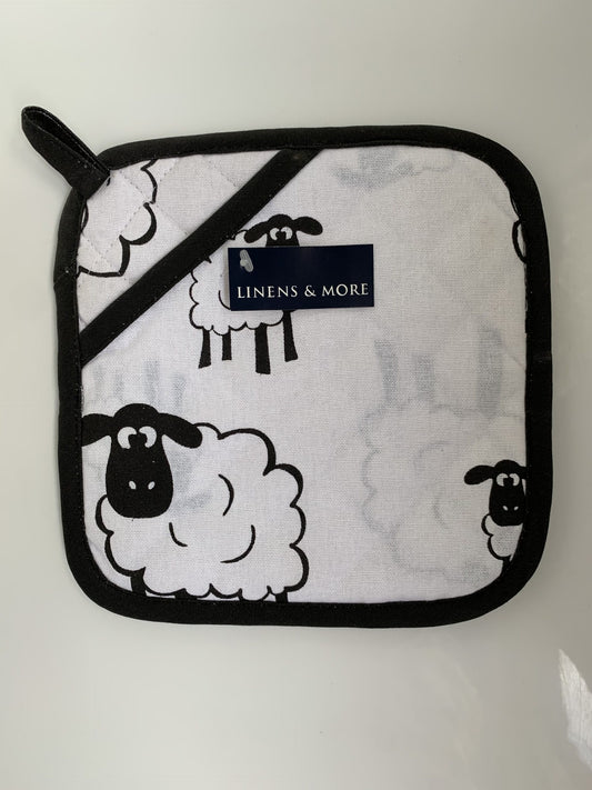 Linens And More Pot Mitt Sheep image 0