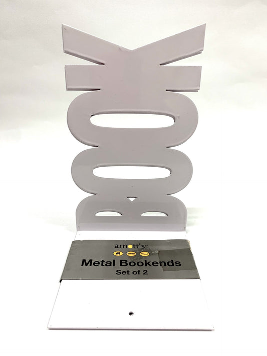 Metal Bookends Book - White image 0