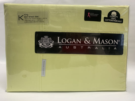 Logan & Mason -King Sheet Set - Sundance image 0