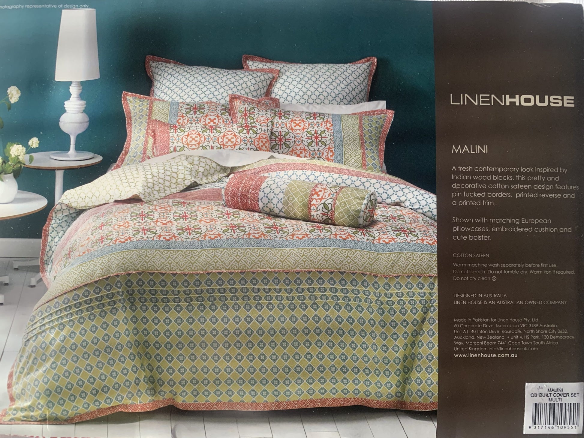 Linen House Queen Quilt Set - Malini Multi image 0