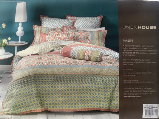 Linen House Queen Quilt Set - Malini Multi image 0