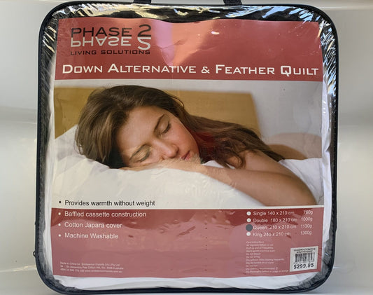 Phase 2 Living Solutions - Queen Quilt - Down Alternative & Feather Quilt image 0